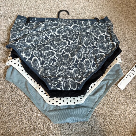 Nicole Miller New York Highwaisted Panties Plus Size 2X 4 pairs NEW underwear - Picture 5 of 6